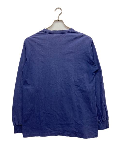 OLD STUSSY（オールドステューシー）OLD STUSSY (オールドステューシー) ロゴL/STシャツ ネイビー サイズ:Lの古着・服飾アイテム
