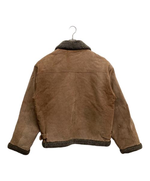 RED SKINS（レッドスキンズ）RED SKINS (レッドスキンズ) レザーフライトジャケット ブラウン サイズ:Lの古着・服飾アイテム