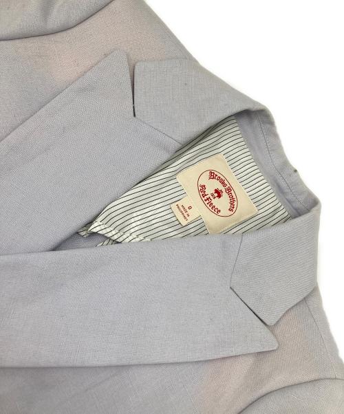 BROOKS BROTHERS（ブルックスブラザーズ）BROOKS BROTHERS (ブルックスブラザーズ) リネンブレンドダブルブレスドジャケット ピンクの古着・服飾アイテム