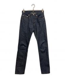 A.P.C.（アーペーセー）の古着「赤耳リジッドデニムパンツ」｜インディゴ