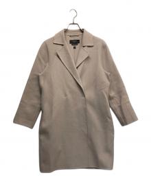 WEEKEND Max Mara（ウィークエンド マックスマーラ）の古着「ミディ丈ウールコート」｜ベージュ