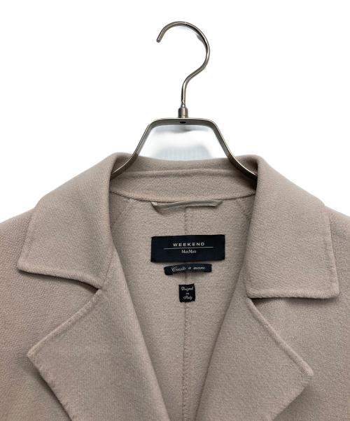 WEEKEND Max Mara（ウィークエンド マックスマーラ）Weekend Max Mara (ウィークエンド マックスマーラ) ミディ丈ウールコート ベージュ サイズ:40の古着・服飾アイテム