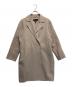 Weekend Max Mara（ウィークエンド マックスマーラ）の古着「ミディ丈ウールコート」｜ベージュ