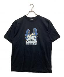 X-LARGE（エクストララージ）の古着「プリントTシャツ」｜ブルー×ブラック