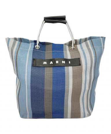 中古・古着通販】MARNI (マルニ) マーケットストライプトートバッグ
