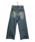 WYM LIDNM (ウィム バイ リドム) VINTAGE WASHED CURVED DENIM ブルー サイズ:XS：4000円