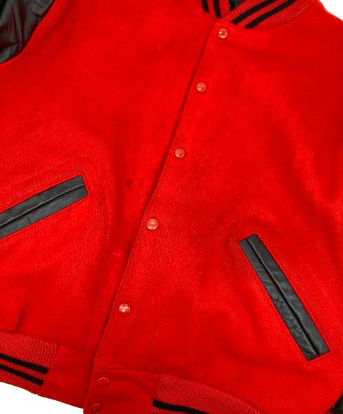 nelsons（ネルソンズ）NELSONS (ネルソンズ) レザー切替スタジャン ブラック サイズ:44の古着・服飾アイテム