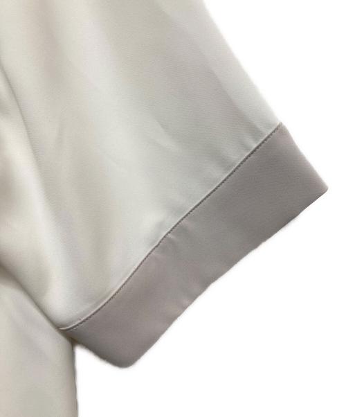 LOVELESS（ラブレス）LOVELESS (ラブレス) ブロッキングショートスリーブシャツ ホワイト サイズ:Lの古着・服飾アイテム