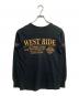 WEST RIDE (ウエストライド) プリントスウェット スウェット　トップス ブラック サイズ:36：8000円