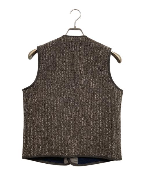 MARKAWARE（マーカウェア）MARKAWARE (マーカウェア) ウール コットン ビーチ クロス ベスト ブラウン サイズ:1の古着・服飾アイテム