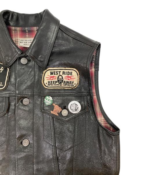 WEST RIDE（ウエストライド）WEST RIDE (ウエストライド) ディーンベスト ブラウン サイズ:36の古着・服飾アイテム