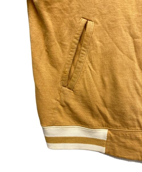 SPORTS WEAR OF QUALITY（スポーツウェア・オブ・クオリティー）SPORTS WEAR OF QUALITY (スポーツウェア・オブ・クオリティー) フロッキープリントジップアップジャケット イエロー サイズ:Mの古着・服飾アイテム