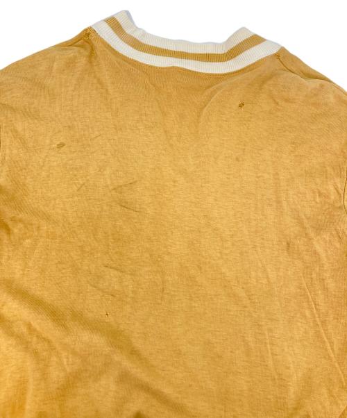 SPORTS WEAR OF QUALITY（スポーツウェア・オブ・クオリティー）SPORTS WEAR OF QUALITY (スポーツウェア・オブ・クオリティー) フロッキープリントジップアップジャケット イエロー サイズ:Mの古着・服飾アイテム
