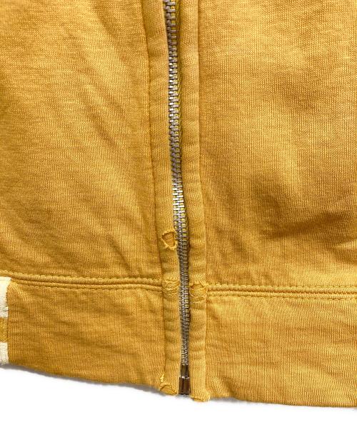 SPORTS WEAR OF QUALITY（スポーツウェア・オブ・クオリティー）SPORTS WEAR OF QUALITY (スポーツウェア・オブ・クオリティー) フロッキープリントジップアップジャケット イエロー サイズ:Mの古着・服飾アイテム