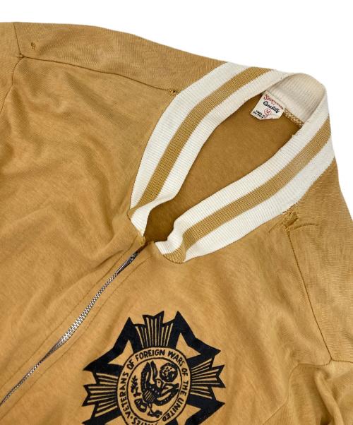 SPORTS WEAR OF QUALITY（スポーツウェア・オブ・クオリティー）SPORTS WEAR OF QUALITY (スポーツウェア・オブ・クオリティー) フロッキープリントジップアップジャケット イエロー サイズ:Mの古着・服飾アイテム