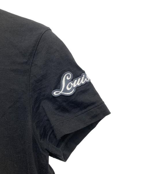 LOUIS VUITTON（ルイ ヴィトン）LOUIS VUITTON (ルイ ヴィトン) FRAGMENT DESIGN (フラグメントデザイン) ブランドロゴパッチＴＥＥ ブラック サイズ:XSの古着・服飾アイテム