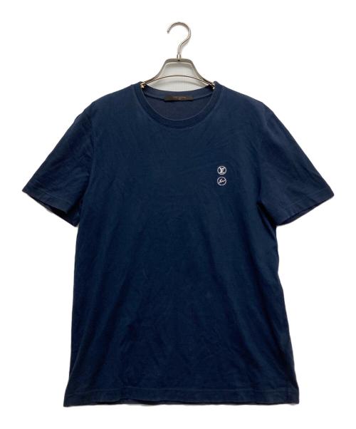 LOUIS VUITTON（ルイ ヴィトン）LOUIS VUITTON (ルイ ヴィトン) ブランドロゴＴシャツ ネイビー サイズ:Lの古着・服飾アイテム
