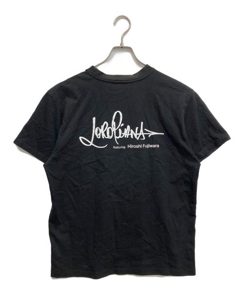 LORO PIANA（ロロピアーナ）LORO PIANA (ロロピアーナ) HIROSHI FUJIWARA (ヒロシ フジワラ) ロゴバックプリントＴシャツ ブラック サイズ:Mの古着・服飾アイテム