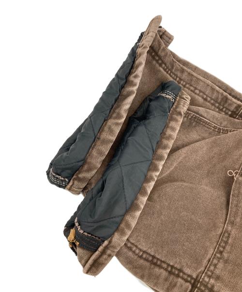 CarHartt（カーハート）CarHartt (カーハート) ダックダブルニーオーバーオール ブラウン サイズ:W42×L30の古着・服飾アイテム