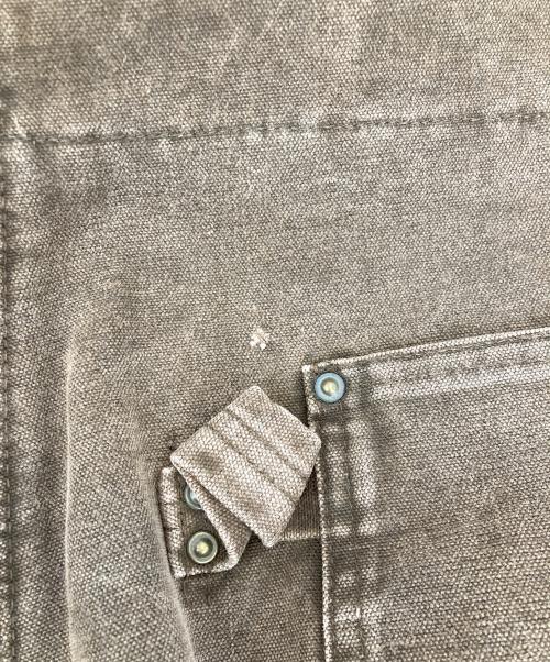 CarHartt（カーハート）CarHartt (カーハート) ダックダブルニーオーバーオール ブラウン サイズ:W42×L30の古着・服飾アイテム