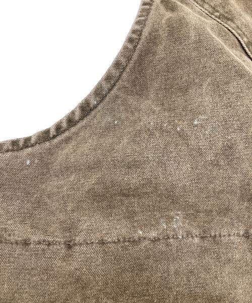 CarHartt（カーハート）CarHartt (カーハート) ダックダブルニーオーバーオール ブラウン サイズ:W42×L30の古着・服飾アイテム