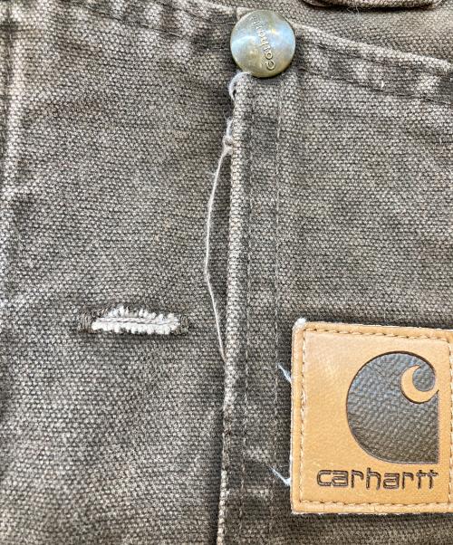 CarHartt（カーハート）CarHartt (カーハート) ダックダブルニーオーバーオール ブラウン サイズ:W42×L30の古着・服飾アイテム