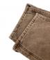 中古・古着 CarHartt (カーハート) ダックダブルニーオーバーオール ブラウン サイズ:W42×L30：10000円