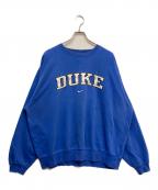 NIKEナイキ）の古着「DUKE ロゴスウェット」｜ブルー