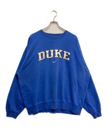 NIKE（ナイキ）の古着「DUKE ロゴスウェット」｜ブルー