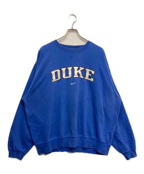 NIKE（ナイキ）NIKE (ナイキ) DUKE ロゴスウェット ブルー サイズ:XLの古着・服飾アイテム