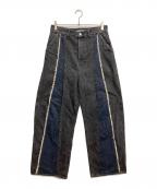 jiedaジエダ）の古着「SWITCHING OVER DENIM PANTS」｜ブラック