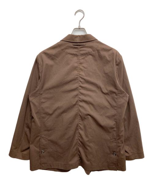 The shepherd UNDERCOVER（ザシェパード アンダーカバー）the shepherd UNDERCOVER (ザシェパード アンダーカバー) Ｔ／ＣツイルパッカリングルーズＪＫＴテーラードジャケット ブラウン サイズ:2の古着・服飾アイテム