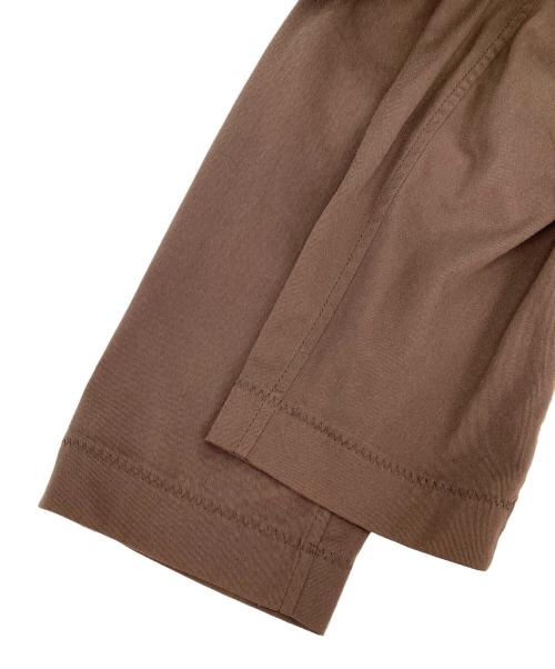 The shepherd UNDERCOVER（ザシェパード アンダーカバー）the shepherd UNDERCOVER (ザシェパード アンダーカバー) Ｔ／ＣツイルパッカリングルーズＪＫＴテーラードジャケット ブラウン サイズ:2の古着・服飾アイテム