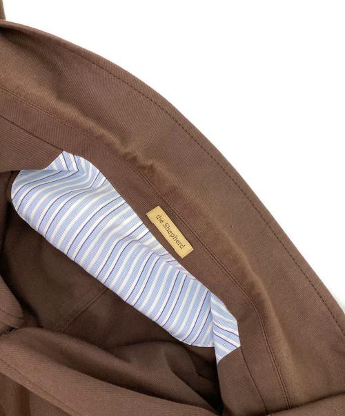 The shepherd UNDERCOVER（ザシェパード アンダーカバー）the shepherd UNDERCOVER (ザシェパード アンダーカバー) Ｔ／ＣツイルパッカリングルーズＪＫＴテーラードジャケット ブラウン サイズ:2の古着・服飾アイテム