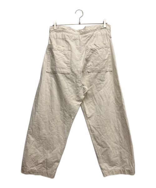 nest Robe（ネストローブ）nest Robe (ネストローブ) Organic Cotton Asymmetric Design Pants ホワイト サイズ:FREEの古着・服飾アイテム