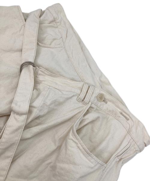 nest Robe（ネストローブ）nest Robe (ネストローブ) Organic Cotton Asymmetric Design Pants ホワイト サイズ:FREEの古着・服飾アイテム