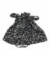 nest Robe (ネストローブ) flower pattern エプロン巾着 ブラック：5000円