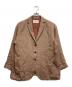 nest Robe（ネストローブ）の古着「リネンウールヘリンボーンジャケット」｜ブラウン