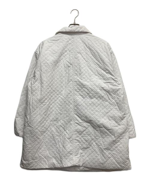 nest Robe（ネストローブ）nest Robe (ネストローブ) コットンリネンラミーキルテッドマックコート ホワイト サイズ:Freeの古着・服飾アイテム