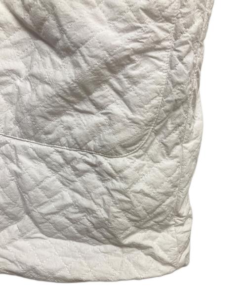 nest Robe（ネストローブ）nest Robe (ネストローブ) コットンリネンラミーキルテッドマックコート ホワイト サイズ:Freeの古着・服飾アイテム