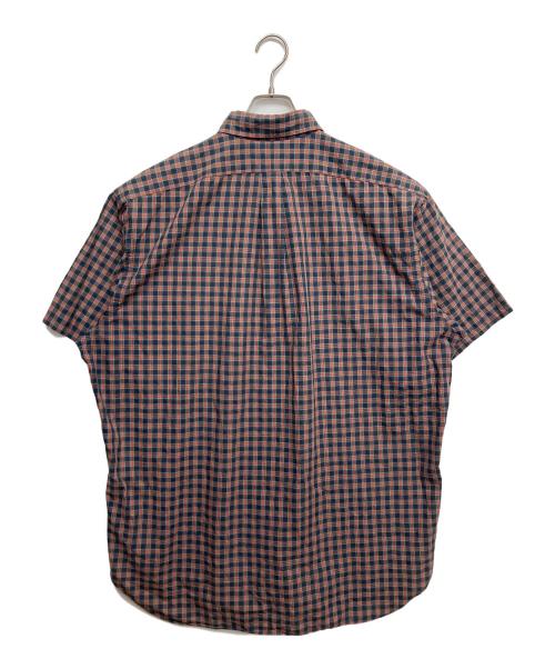 RALPH LAUREN（ラルフローレン）RALPH LAUREN (ラルフローレン) 半袖チェックシャツ レッド×ネイビー サイズ:Lの古着・服飾アイテム