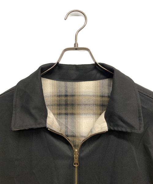 Bleme（ブレム）bleme (ブレム) ジップアップジャケット ベージュ×ブラック サイズ:XLの古着・服飾アイテム