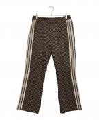 SASQUATCHfabrix.サスクワッチファブリックス）の古着「BOOT CUT RETRO TRACK PANTS」｜ブラウン