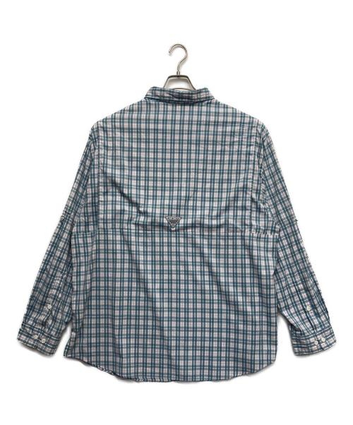 Columbia（コロンビア）Columbia (コロンビア) 長袖シャツ ブルー サイズ:XXLの古着・服飾アイテム