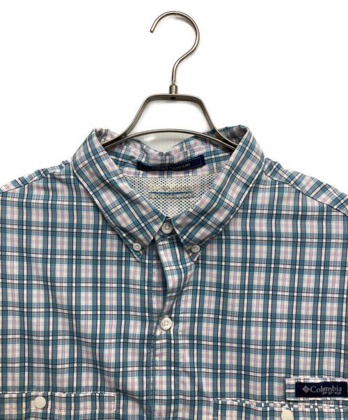 Columbia（コロンビア）Columbia (コロンビア) 長袖シャツ ブルー サイズ:XXLの古着・服飾アイテム