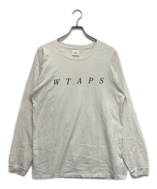 WTAPS（ダブルタップス）WTAPS (ダブルタップス) L/Sプリントカットソー ホワイト サイズ:03の古着・服飾アイテム