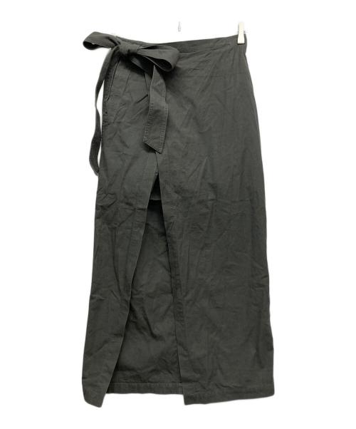 Y's（ワイズ）Y's (ワイズ) ラップスカート オリーブ サイズ:1の古着・服飾アイテム