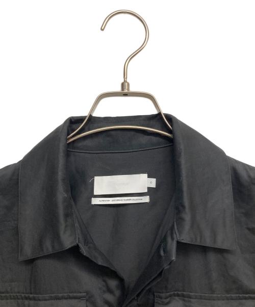 Graphpaper（グラフペーパー）Graphpaper (グラフペーパー) Silicon Poplin All In One ブラックの古着・服飾アイテム