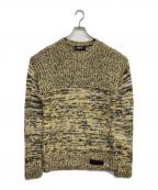 DSQUARED2ディースクエアード）の古着「クルーネックニット」｜イエロー