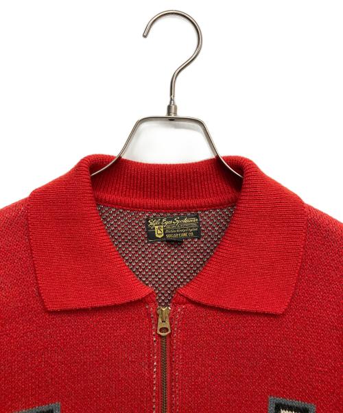 STYLE EYES（スタイルアイズ）STYLE EYES (スタイルアイズ) ジップアップジャケット レッド サイズ:40Rの古着・服飾アイテム